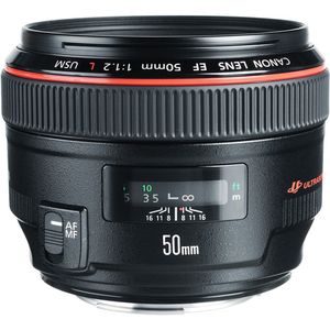 Canon EF 50 mm f/1.2L Lente USM