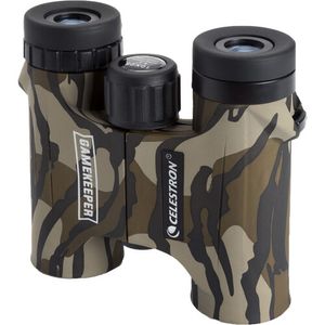 Celestron 10x25 Binocularios de prisma de techo de Gamorkeeper (camuflaje de mossy roble dotenta)