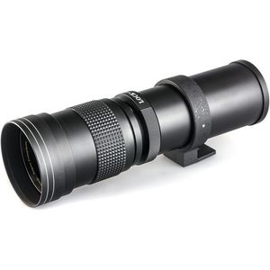 Opteka 420-800 mm f/8.3 HD Teletelephoto zoom lente para t Monte