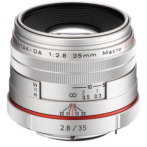 Pentax HD Pentax DA 35 mm f/2.8 Lente macro limitada (plata)