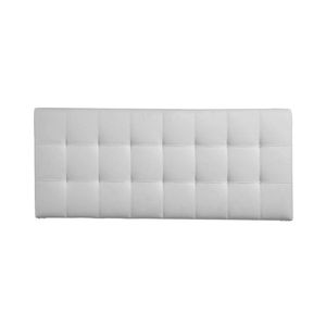 Cabecera Lily Mavisac Plaza King Color Blanco - Ultra Cuero