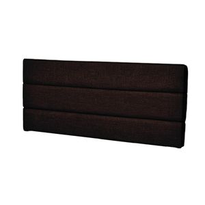 Cabecera Abraham Mavisac Plaza King Color Chocolate - Tela