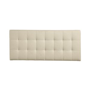 Cabecera Lily Mavisac Plaza King Color Marfil - Tela