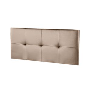 Cabecera Polipiel Creta Mavisac Plaza Y Media Color Beige - Tela