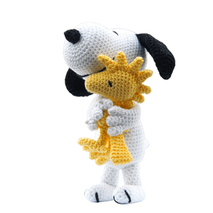 Muñeco de Apego El Conejo & La Luna Snoopy y Woodstock