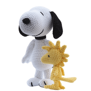 Muñeco de Apego El Conejo & La Luna Snoopy y Woodstock