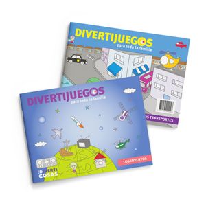 Cuaderno de actividades Divertijuegos 4 Inventos Transportes