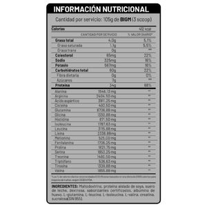 Ganador De Peso Universe Nutrition Bigm 5kg Vainilla + Shaker