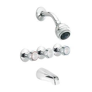 Mezcladora ducha tina Iris Rocd Regu 8"