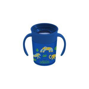 Vaso Con Asas “Cheers” Dr Browns Azul Estampado