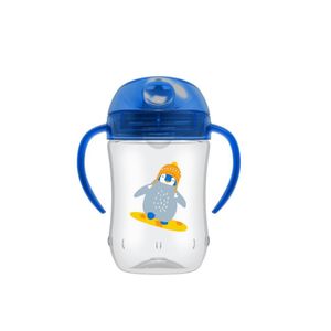 Vaso Para Niño Dr Browns Boquilla Suave Con Asas Superhéroe Azul 9Oz/ 270Ml