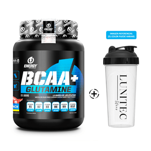 Bcaa Energy Nutrition 500G Fruit Punch + Shaker