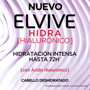 Pack ELVIVE Ácido Hialurónico Shampoo Frasco 370ml + Acondicionador Frasco 370ml