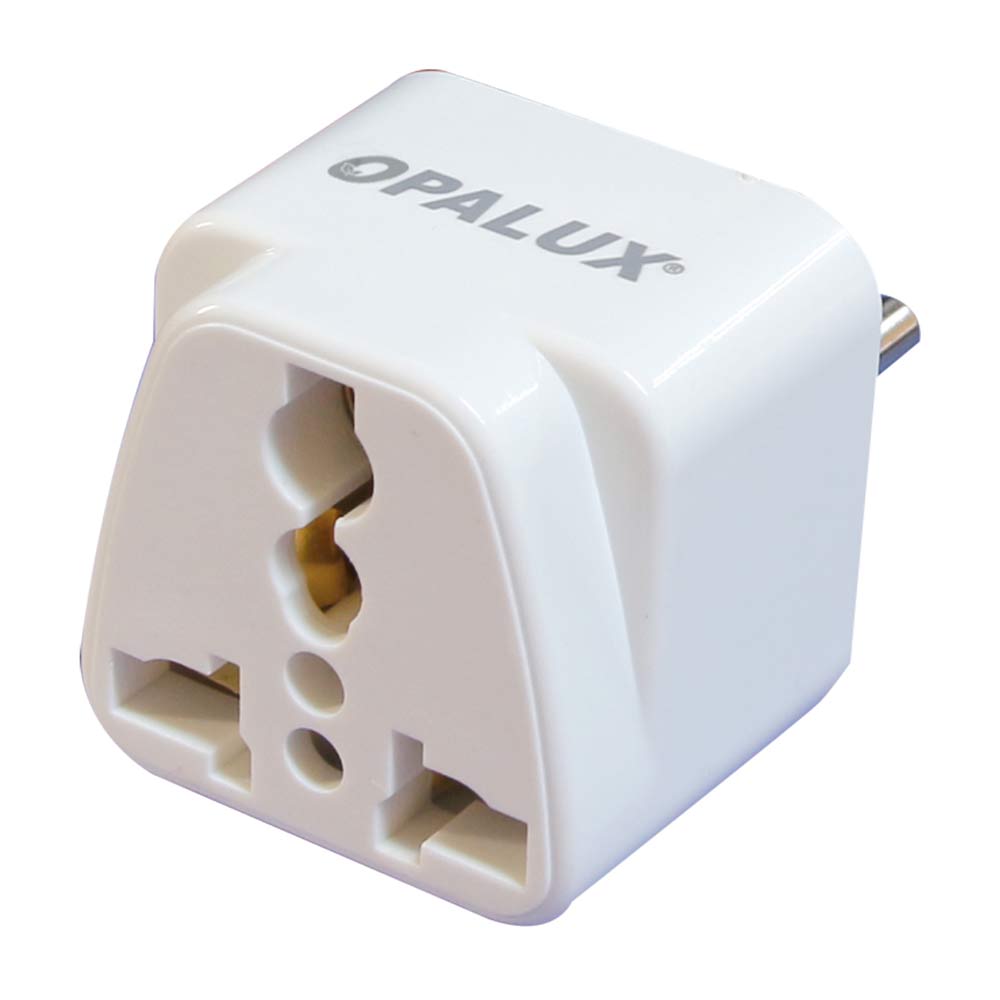 Adaptador de corriente Opalux OP-603-L toma multiple, enchufe 3 en línea  10A, 250V AC