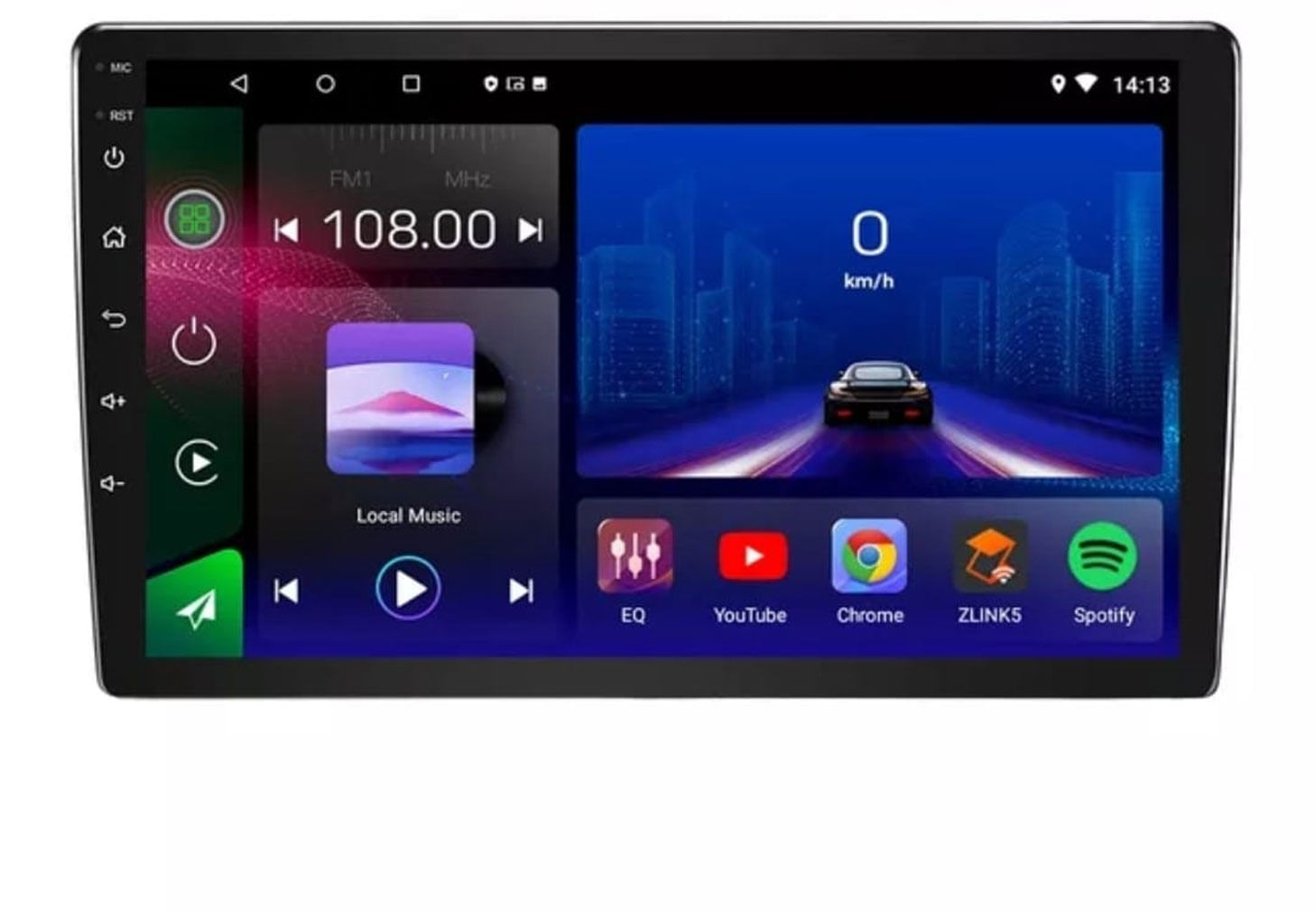 Autoradio Android Cuerpo 1DIN 9Pulgadas 2GB 32RAM Con Camara de Regalo -  Promart