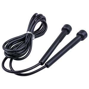 Salta Soga Speed Ajustable Cuerda de Salto Semi Profesional Anti enredos Black