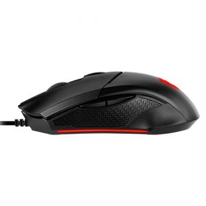 Mouse Gamer MSI Clutch GM08 4200 Dpi negro 6 botones USB
