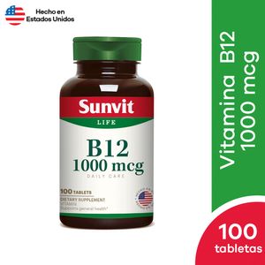 Sunvit B-12 1000mcg Tabletas