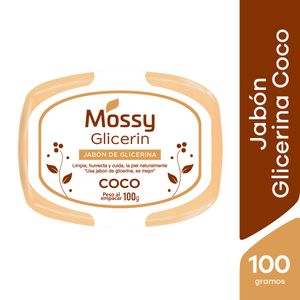 Jabón Mossy Glicerina Coco - Barra 100 GR