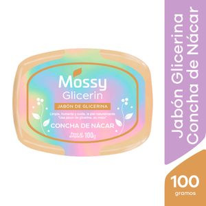 Jabón Mossy Glicerina Concha de Nácar - Barra 100 GR