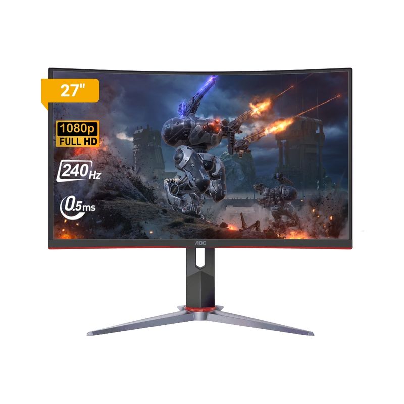 Monitor Gaming AOC C27G2Z Curvo 27 WLED FHD VA 240Hz 0.5Ms