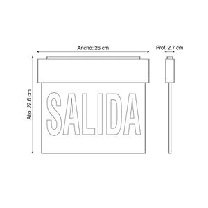Señal de salida led 2W 9K Lightech