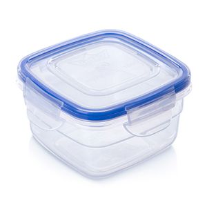 Taper hermético cuadrado 320ml Reyplast