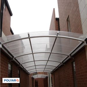 Policarbonato corrugado Clear 0.6mm 0.81x3.05m