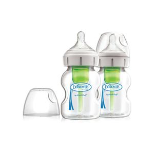Biberón Para Bebe Dr Browns Pack De 2 Boca Ancha 5 Oz / 150 Ml