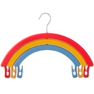 Gancho Colgador de Ropa Rotativo de Arcoiris