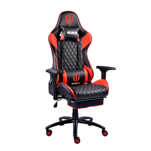 Silla Gamer Premium UNLIMITED GOD Rojo 180 Grados con Posapies 2022