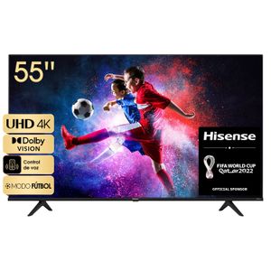 Televisor Hisense 55'' UHD  4K Smart TV Vidaa Dolby Vision 55A6H Negro