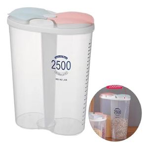 Dispensador de Cereales de Dos Divisiones de 2500 ml