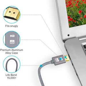 Cable HDMI 2.0 10 Metros NETCOM Ultra HD 3D 4K 60hz 2160P Enmallado