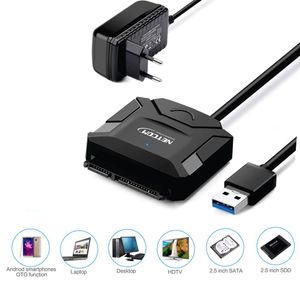 Adaptador Cable USB 3.0 a Sata Ssd Disco Duro 2.5 3.5 Soporta 16TB Netcom