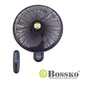 Ventilador de Pared Bossko BK-8210PD 3Vel 80W -Negro