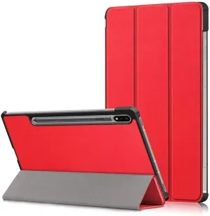 Funda Book Cover Para Tablet Samsung Tab S8 11" SM-X700 Rojo