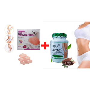 Combo Parche Adelgazante para Abdomen + Crema Thermohidratante Lipocream