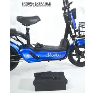 Bicimoto Eléctrica MOVEEN MED URBAN 2 BLANCO