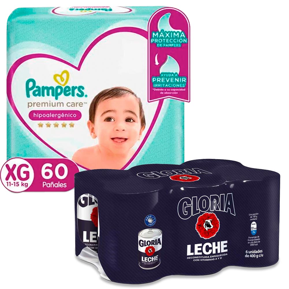 Pack Pañales Para Bebé Pampers Premium Care Talla Xg Megapack Paquete