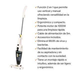 Aspiradora Vertical Kärcher VCL1 1000W 700ml Blanco