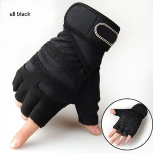 Guantes Deportivos Pesas Talla M Color Negro