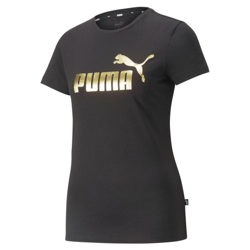 Polo Puma Mujer Ess Metallic Logo Tee Negro 1000527844