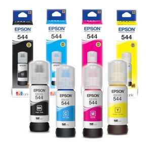 Tinta Epson T544 Pack de 4 Colores Negro Cyan Magenta Amarillo