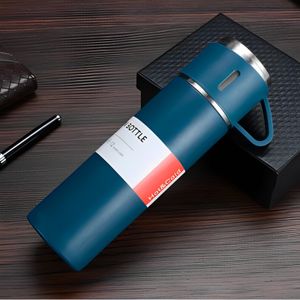 Termo de Acero Inoxidable con Tazas de Regalo