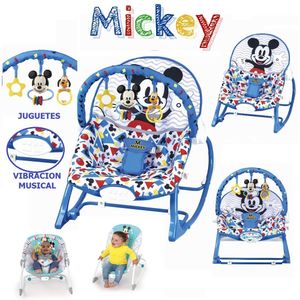 Mecedora Bouncer Disney Mickey Baby Azul