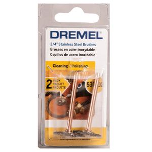 Cepillo Acero Inoxidable 3/4" Dremel 530