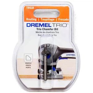 Fresa 1/8" Borde Chaflan Dremel TR618