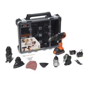 Taladro Atornillador 3/8" 20 V Matrix 6 en 1 Black+Decker MTX20K6A-B2C