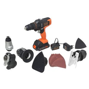 Taladro Atornillador 3/8" 20 V Matrix 6 en 1 Black+Decker MTX20K6A-B2C